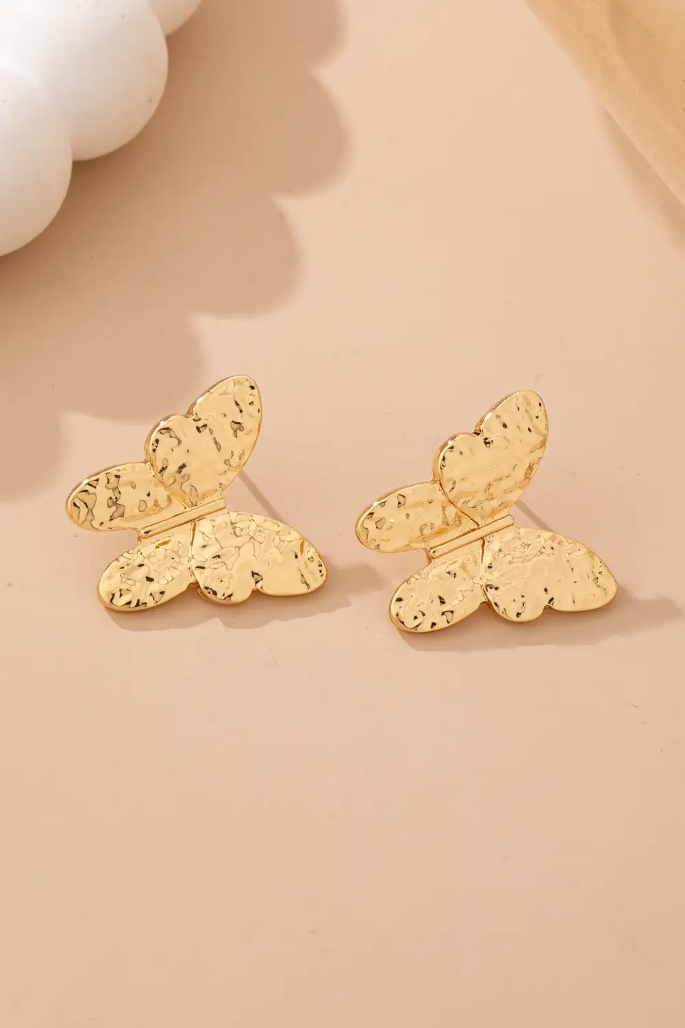 Textured Butterfly Stud arrings