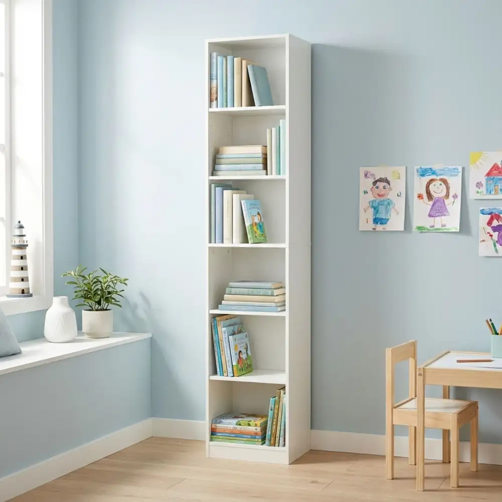 Slim Profile Open Display Display Bookshelf