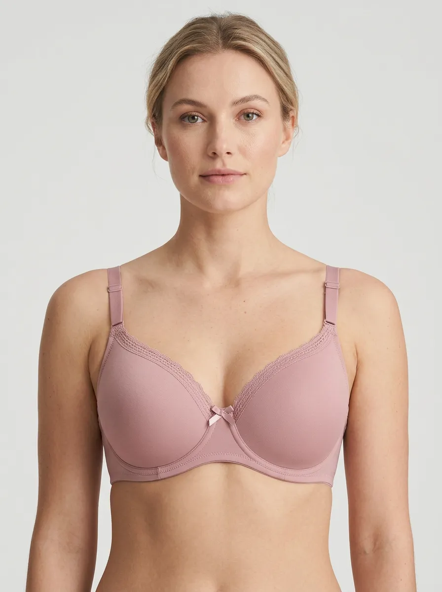 Comfort Lace Trim Detail Classic Look Women's Bra