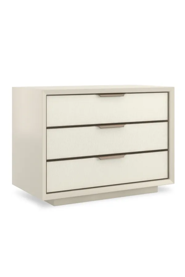 Vinyl Drawer Nightstand