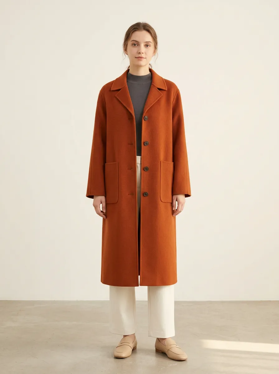 Statement Wool-Blend Outerwear Coat