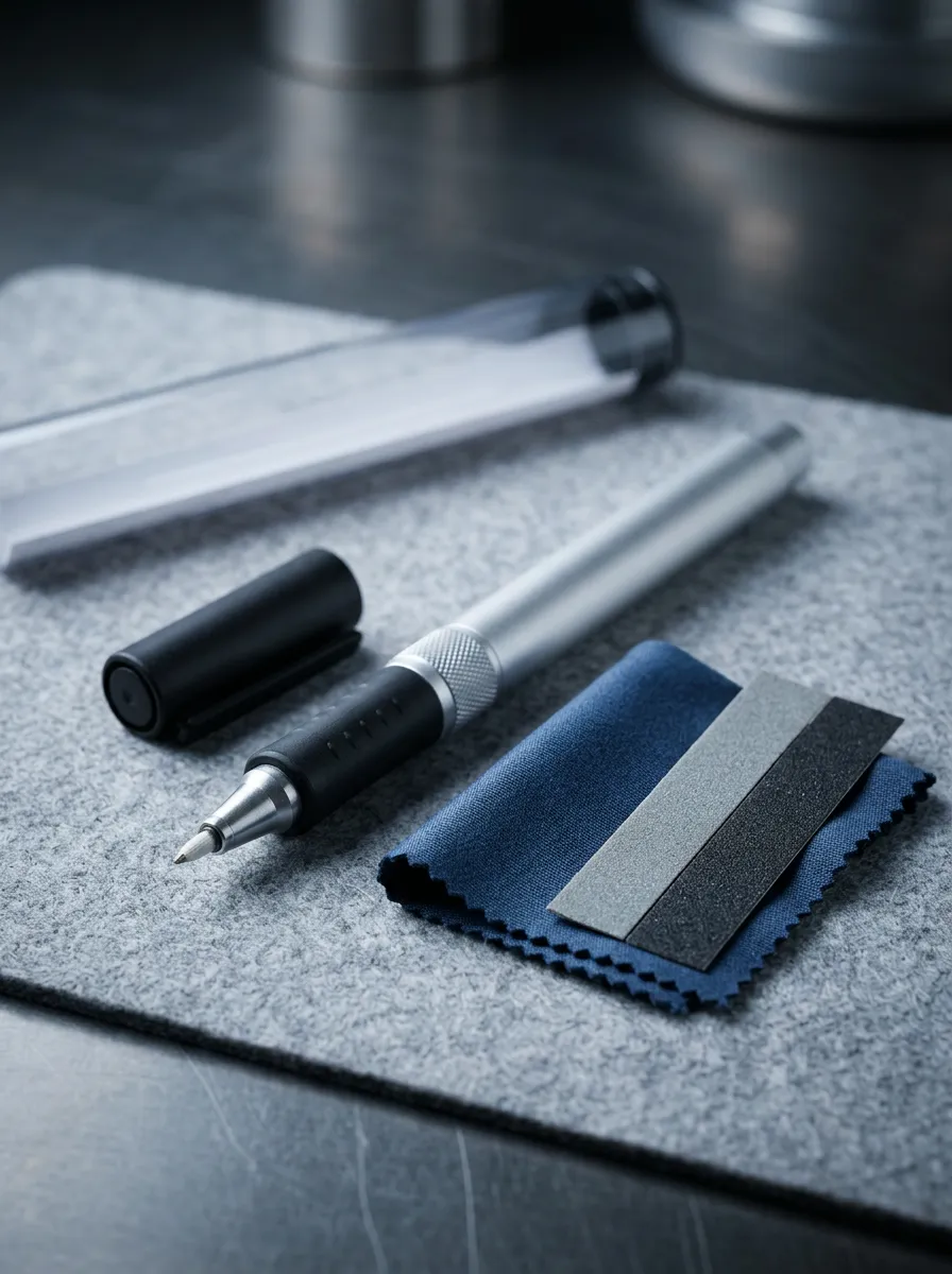 Chrome Restoration Marker for Metal Surfaces