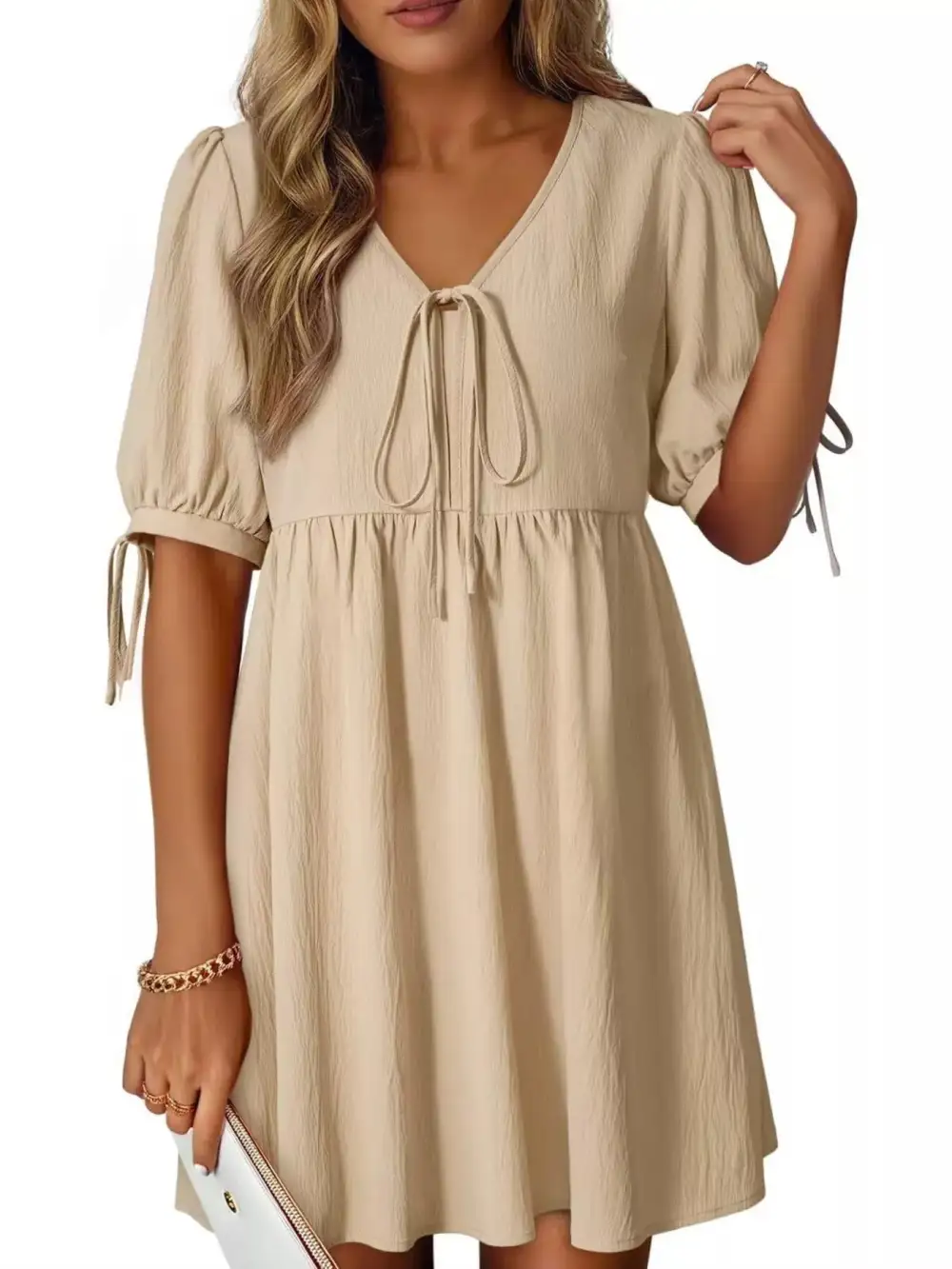 Elegant A Line Mini Dress
