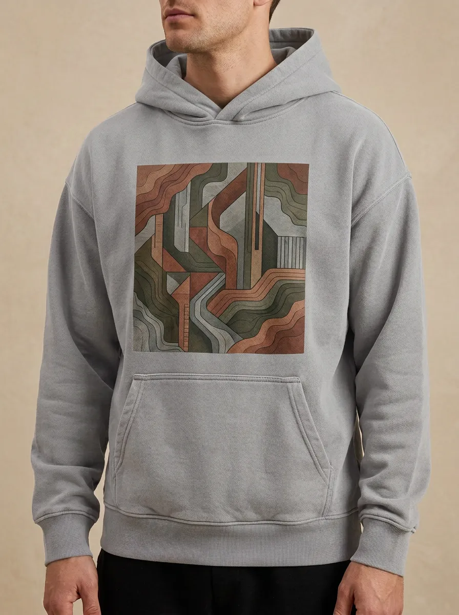 Abstract Geometric Art Hoodie