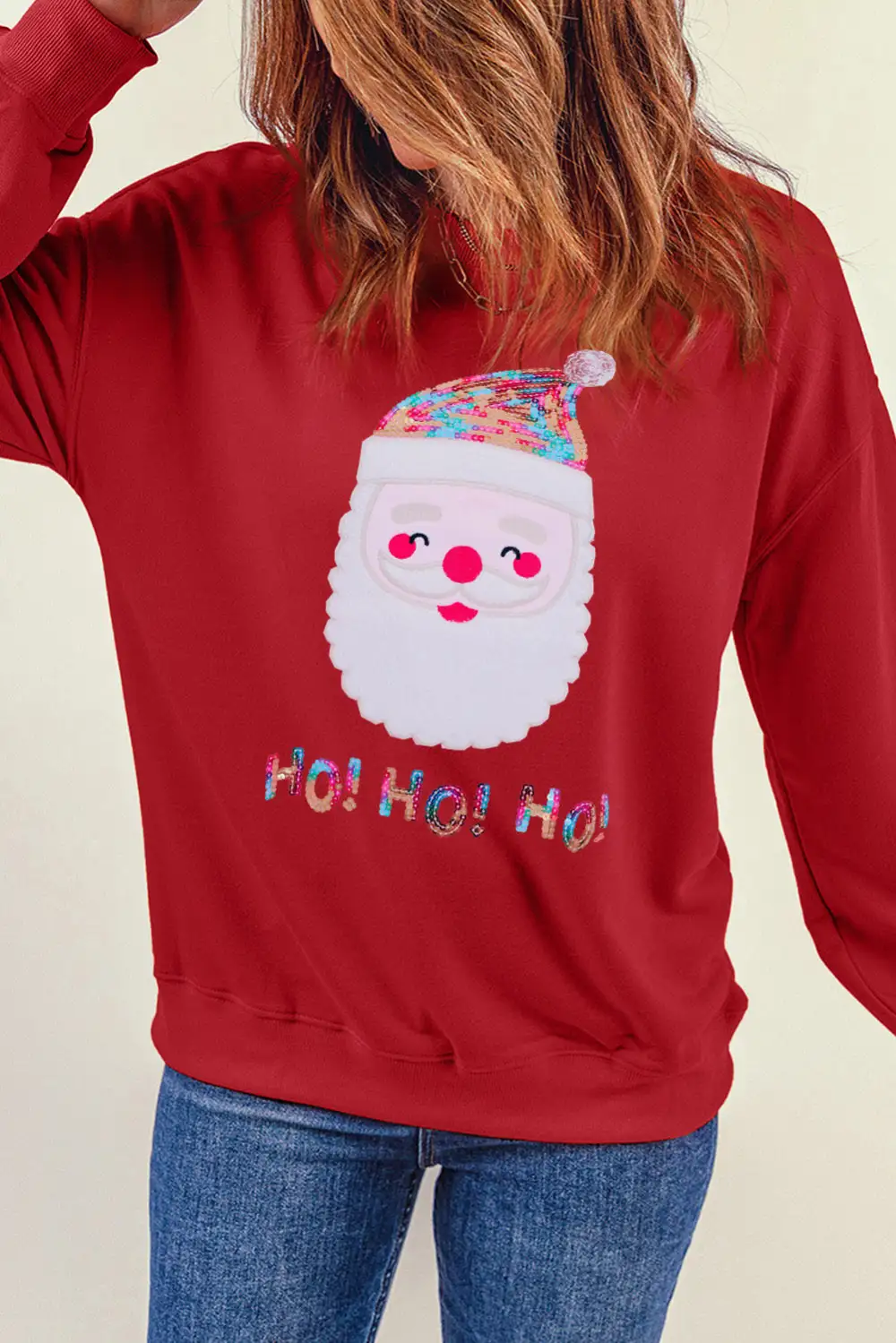 HO Sequined Claus Sweatshirt