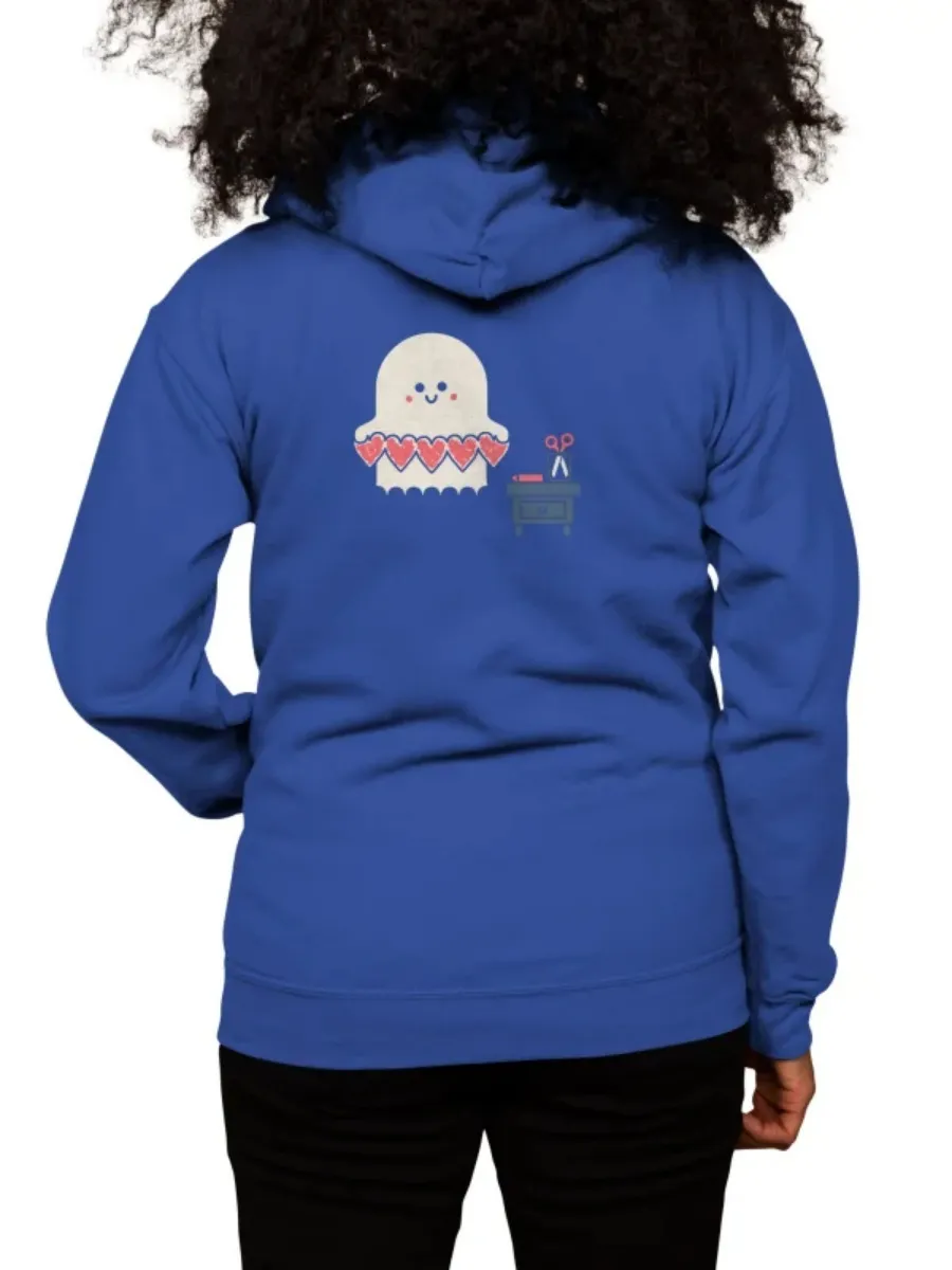 Cute Ghost Sewing Hoodie