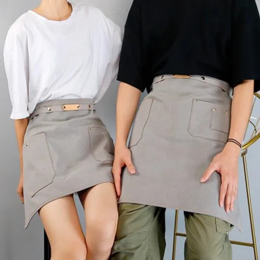 Waist Denim Canvas Cotton Strap Kitchen Work Apron
