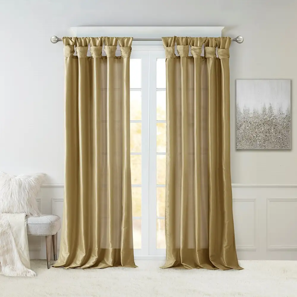 Interior Decorative Window Curtain Panel Drapery
