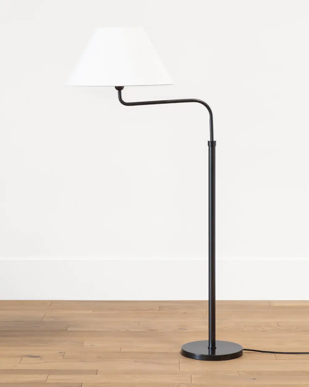 Vintage-Inspired Linen Floor Lamp
