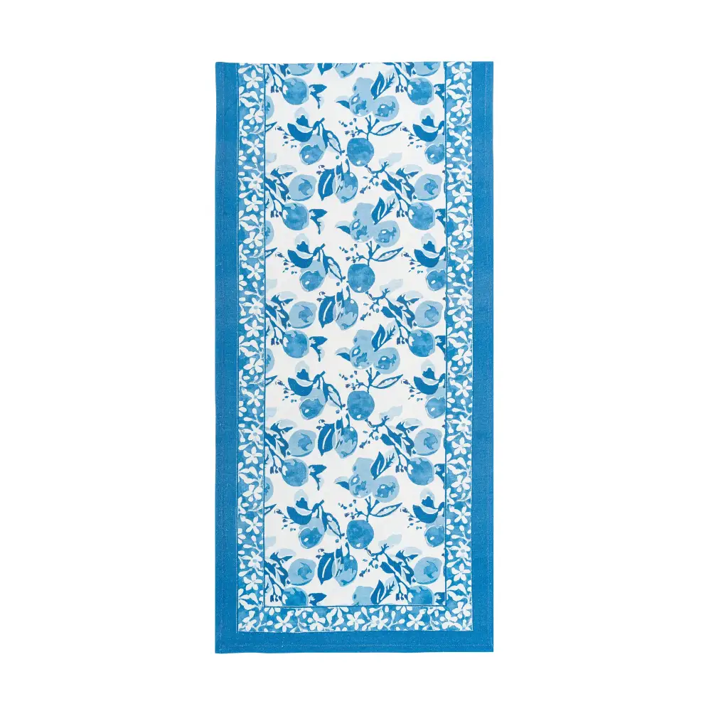 Radiant Lemon Blossom Table Runner
