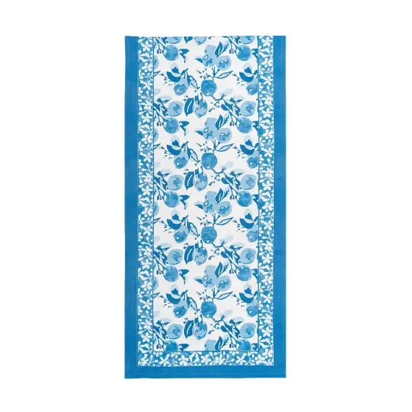 Radiant Lemon Blossom Table Runner