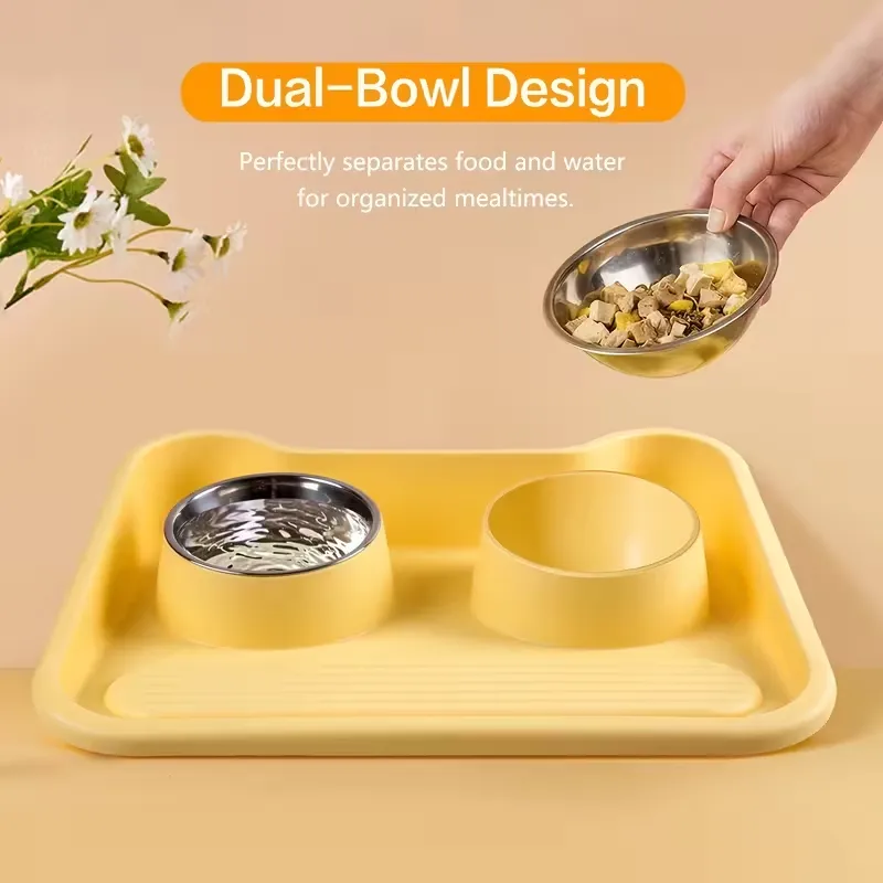 Mess-Free Pet Feeding Tray