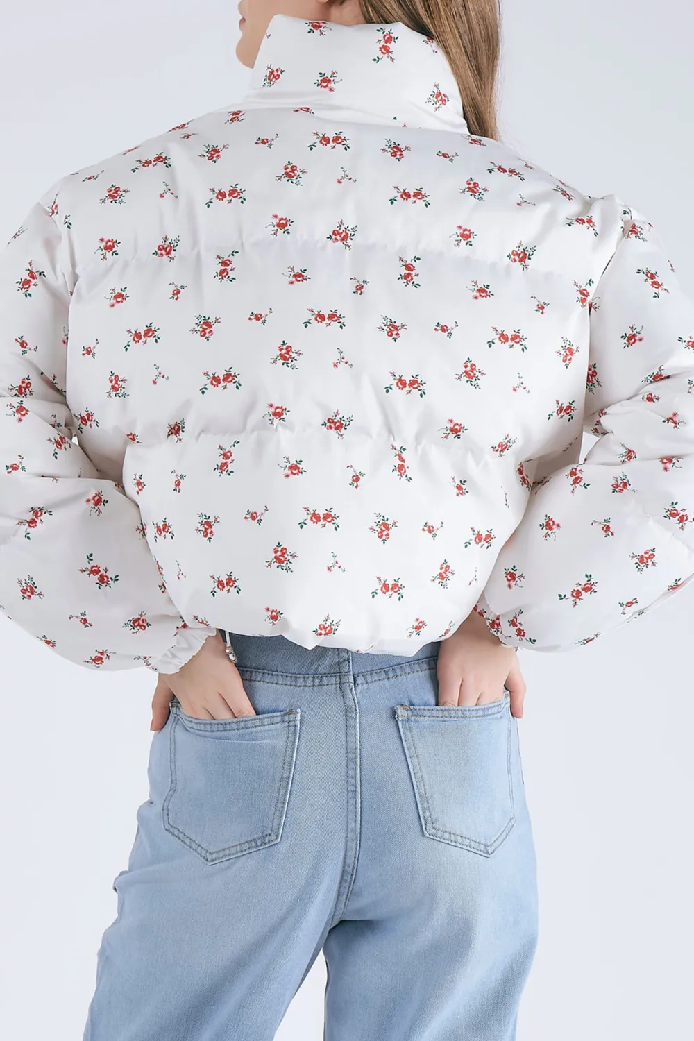 Floral Puffer Jacket
