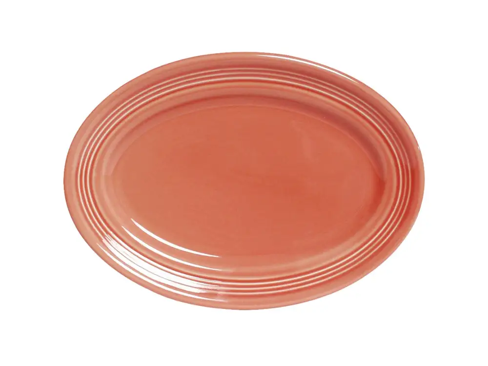 Concentric Pattern Oval Platter
