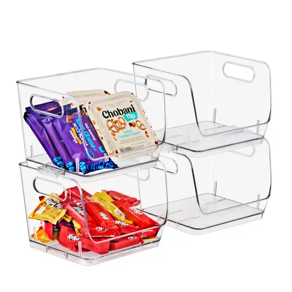 Open Front Storage Bins Square