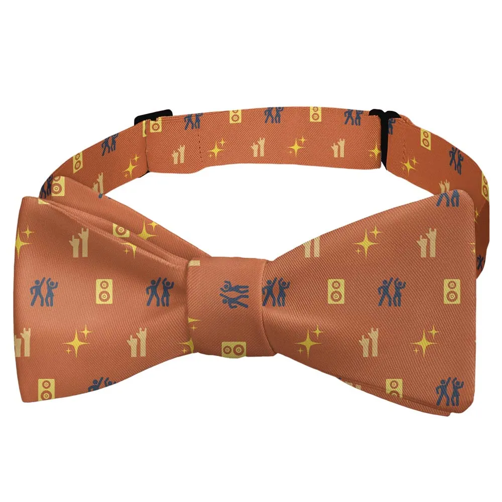 Concerts with Friends Pattern Bow Tie