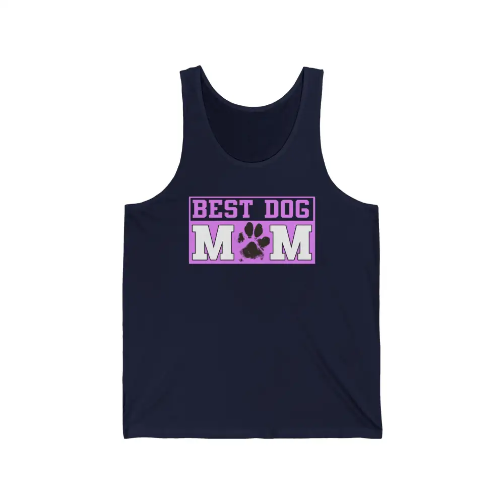 Dog Mom Paw Graphic Tank Top