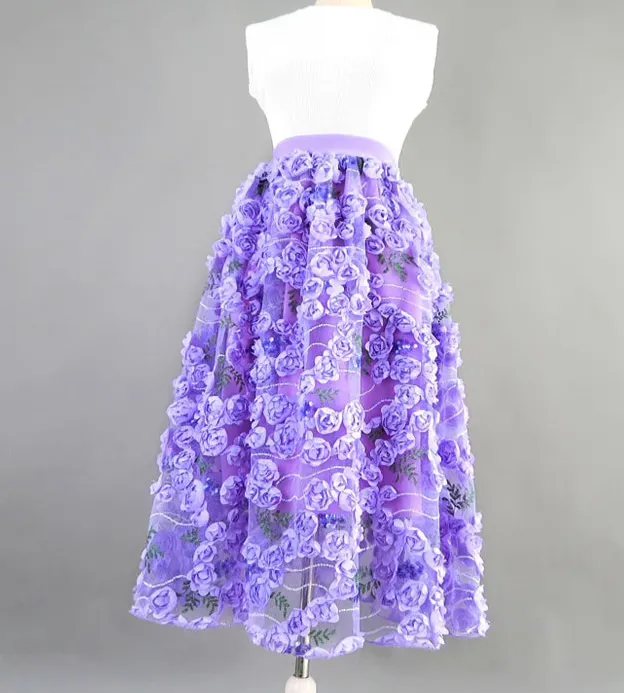 Airy Easy Everyday Casual Lace Skirt
