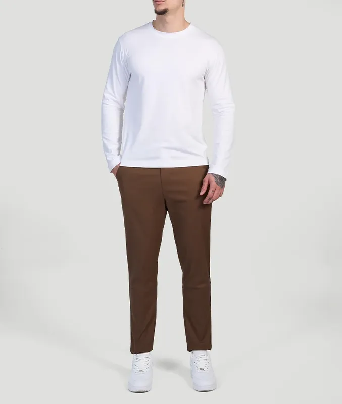 Brown Stretch Pants