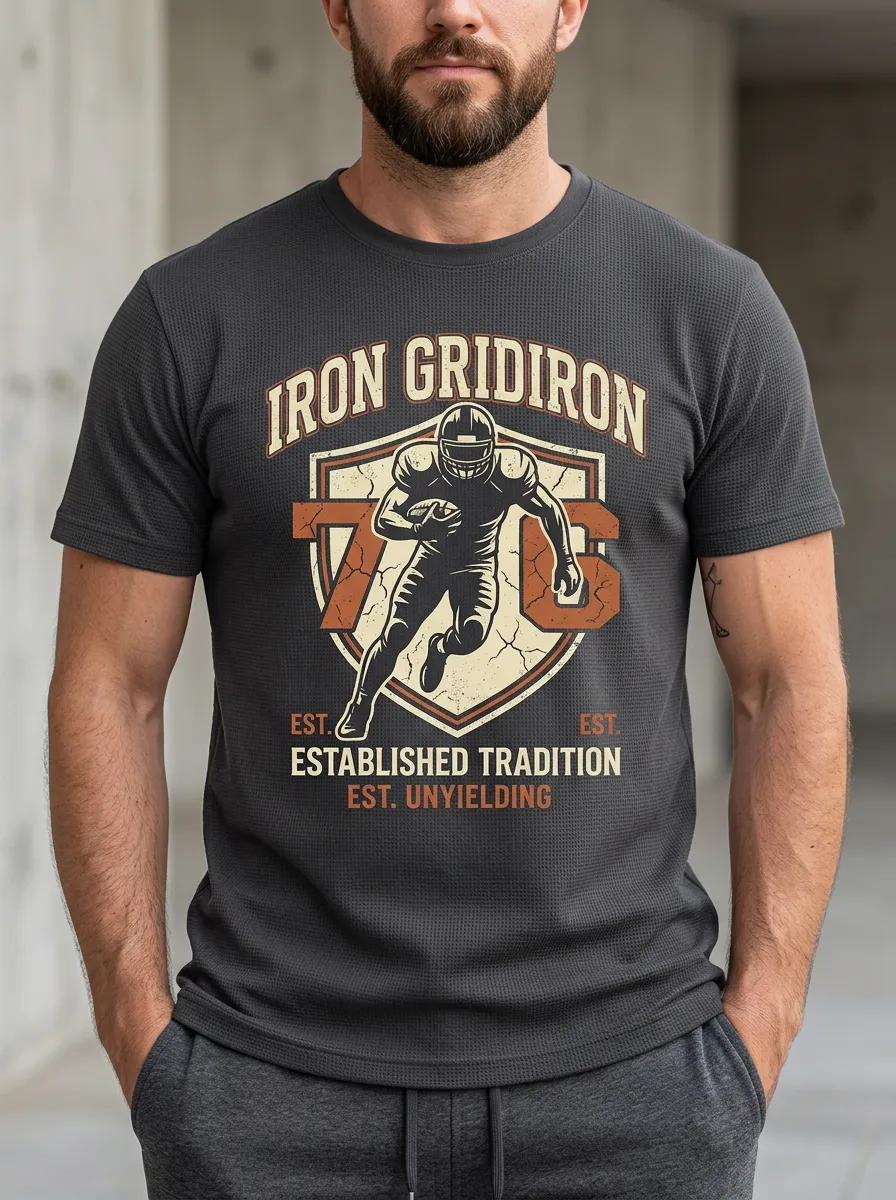 Men's Gridiron Iron Graphic T-Shirt