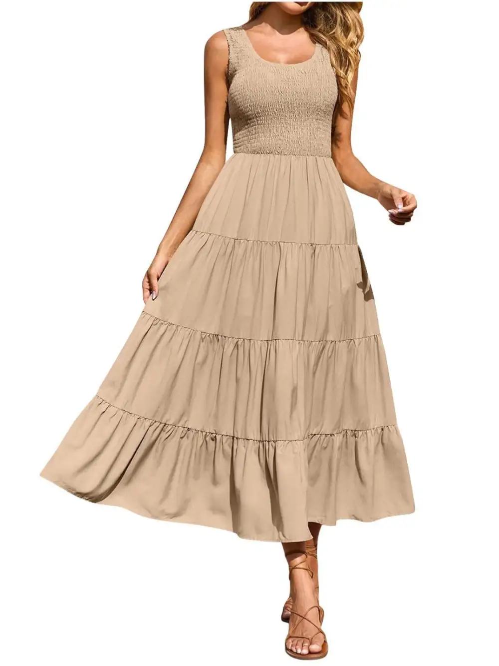 Classic Tiered Casual Dress