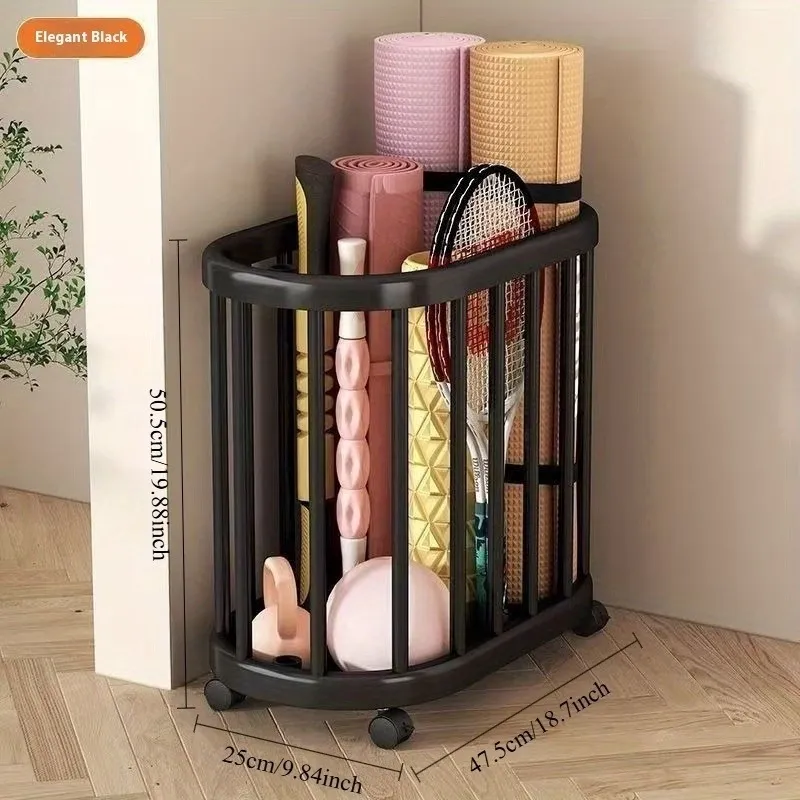 Wheeled Fitness Gear Basket