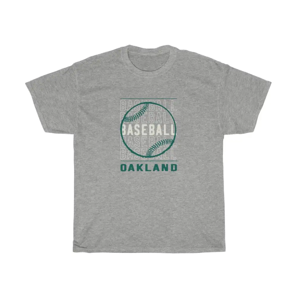 Baseball Oakland with Baseball Graphic T-Shirt