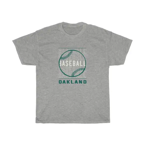 Baseball Oakland with Baseball Graphic T-Shirt