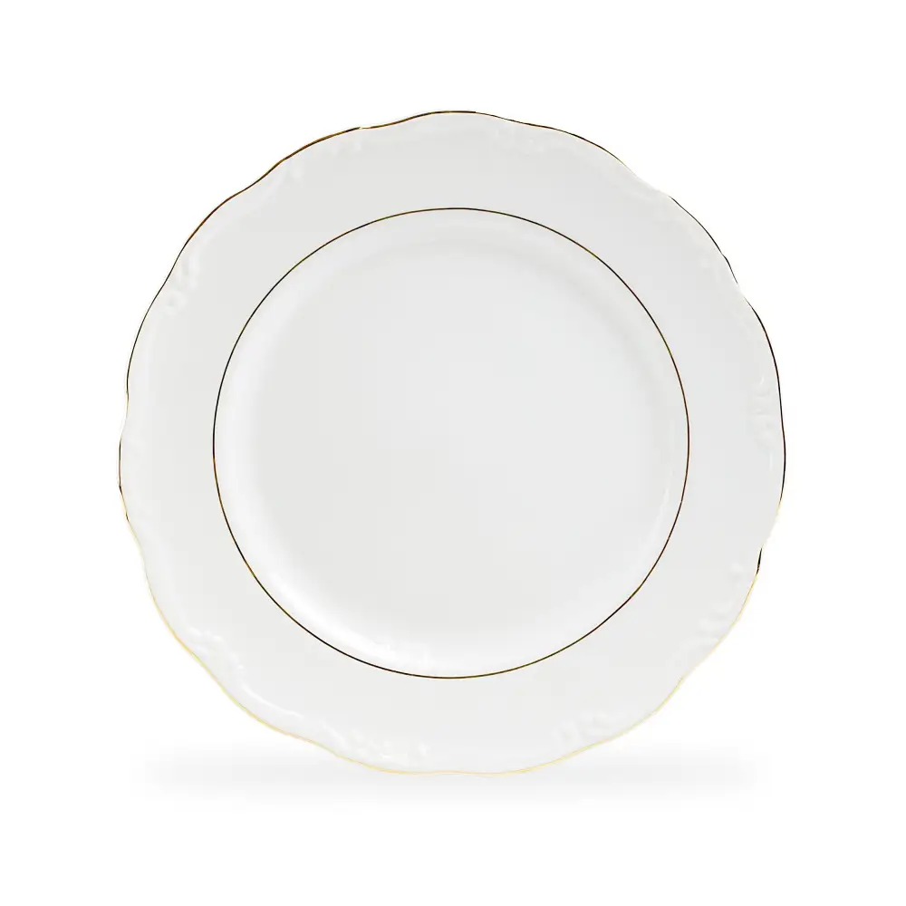 Rococo Porcelain Dinner Plate
