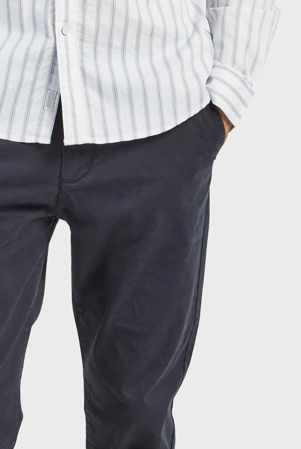 Slim Tapered Stretch Cotton Casual Jogger Pants