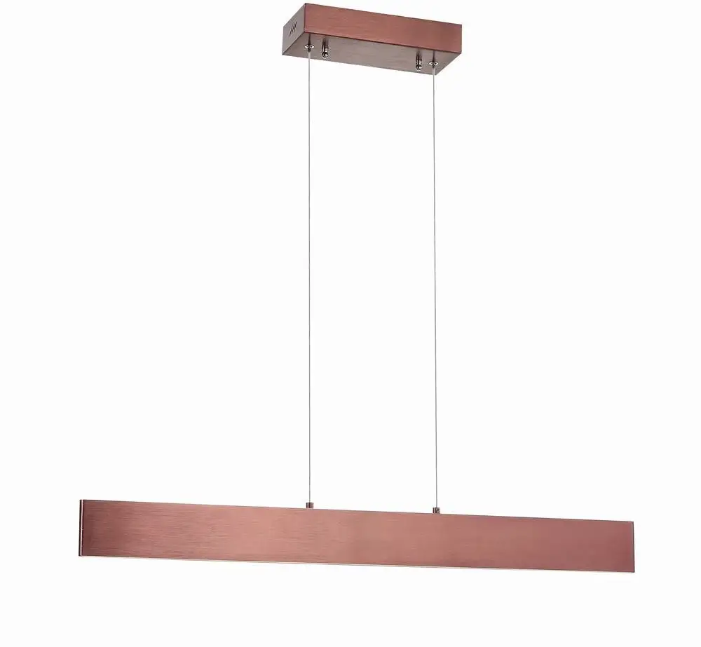 Accent Dimmable Adjustable Integrated LED Metal Linear Pendant