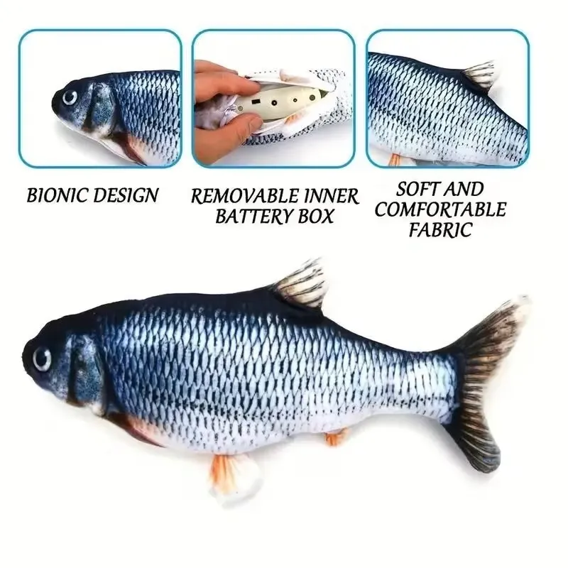 Electric Flopping Fish Cat Toy