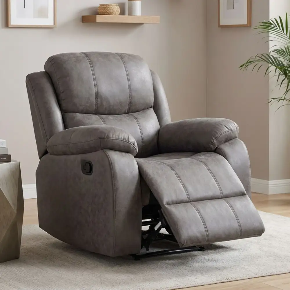 Clean Line Fabric Recliner Chair
