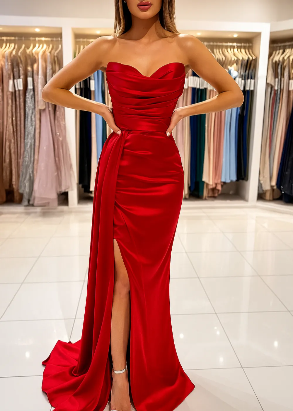 Modern Sweetheart Prom Dress