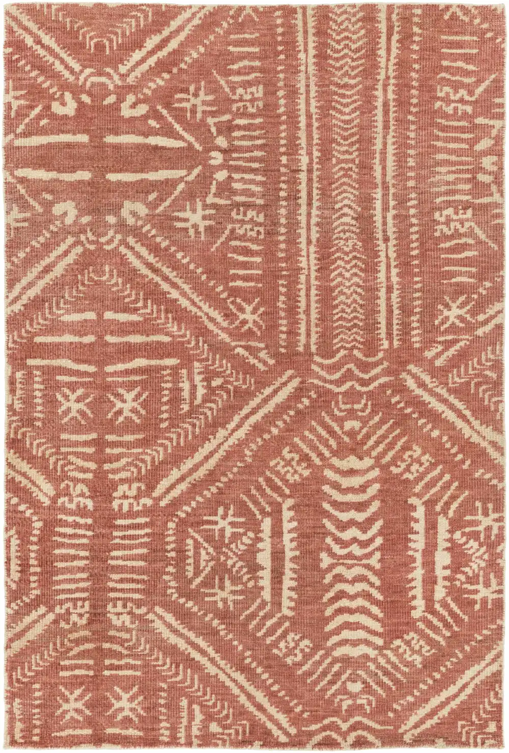 Traditional Hand Knotted Jute Area Rug