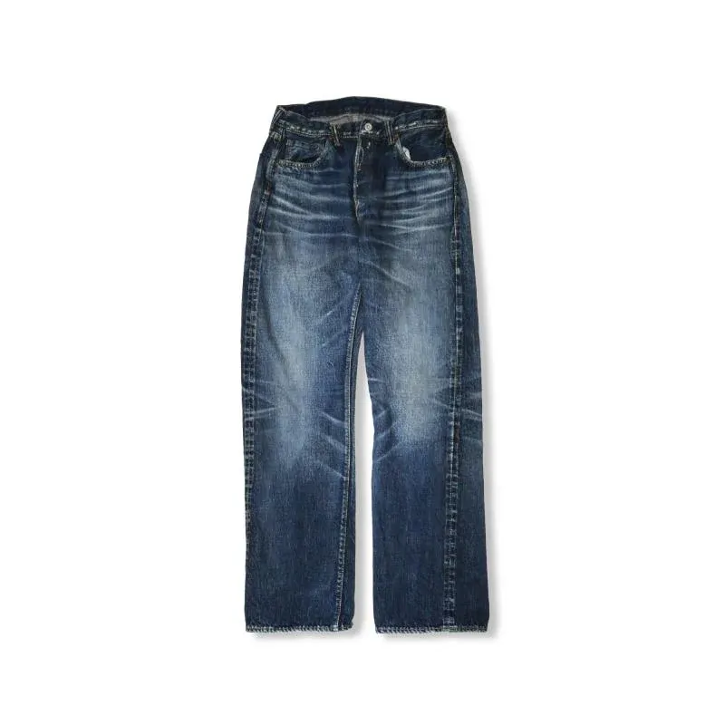 Clean Straight Wide Fit Men's Casual Jeans