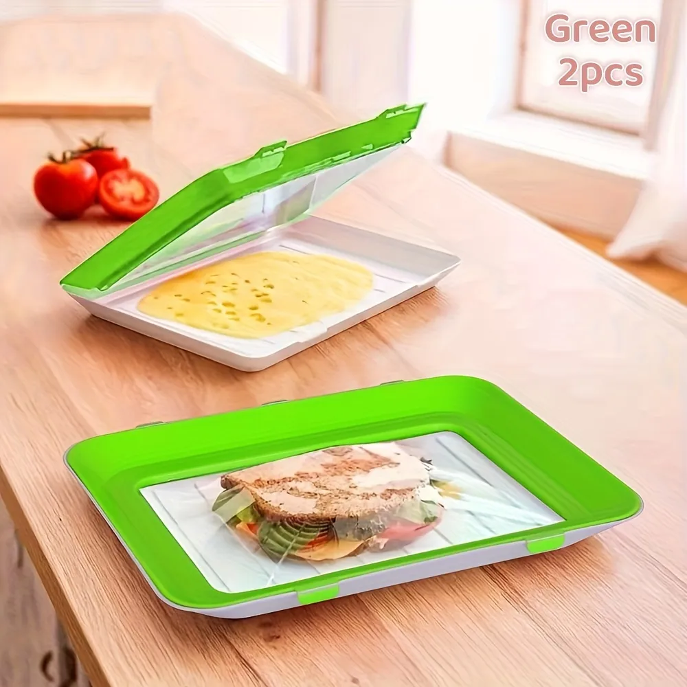 Durable Multi-Piece Defrosting Tray, Kitchen Essential for Efficient Meat and Vegetable Thawing