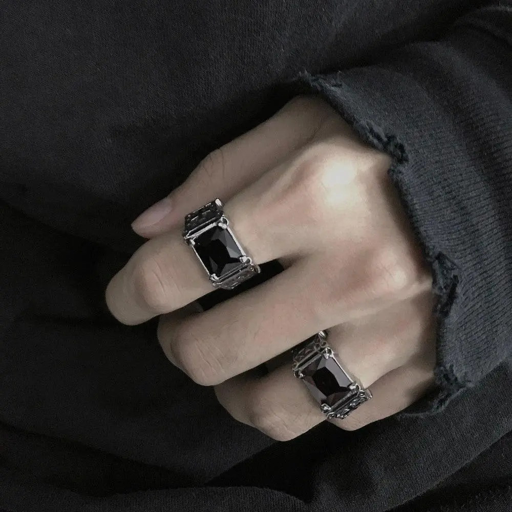 Octagon Stone Ring