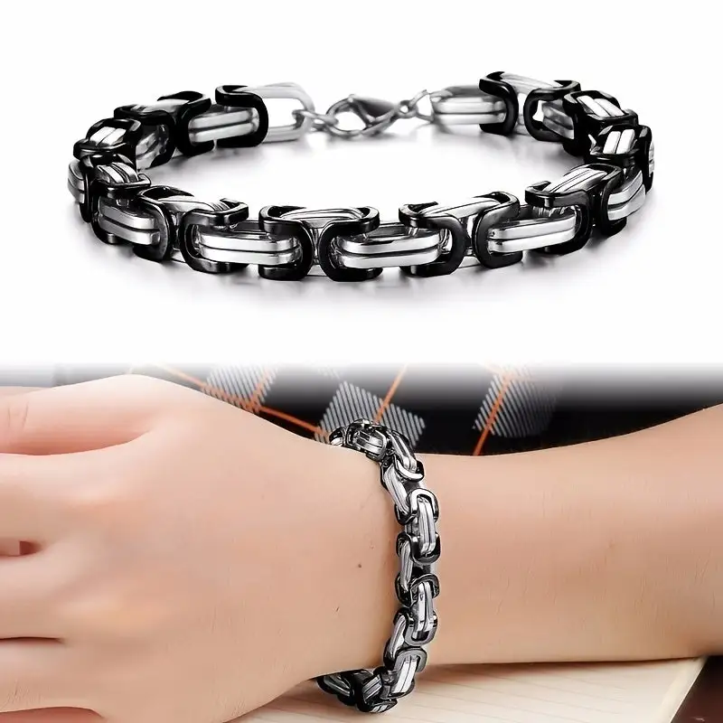Stainless Steel Chain Hip Hop Classic Men's Bracelet