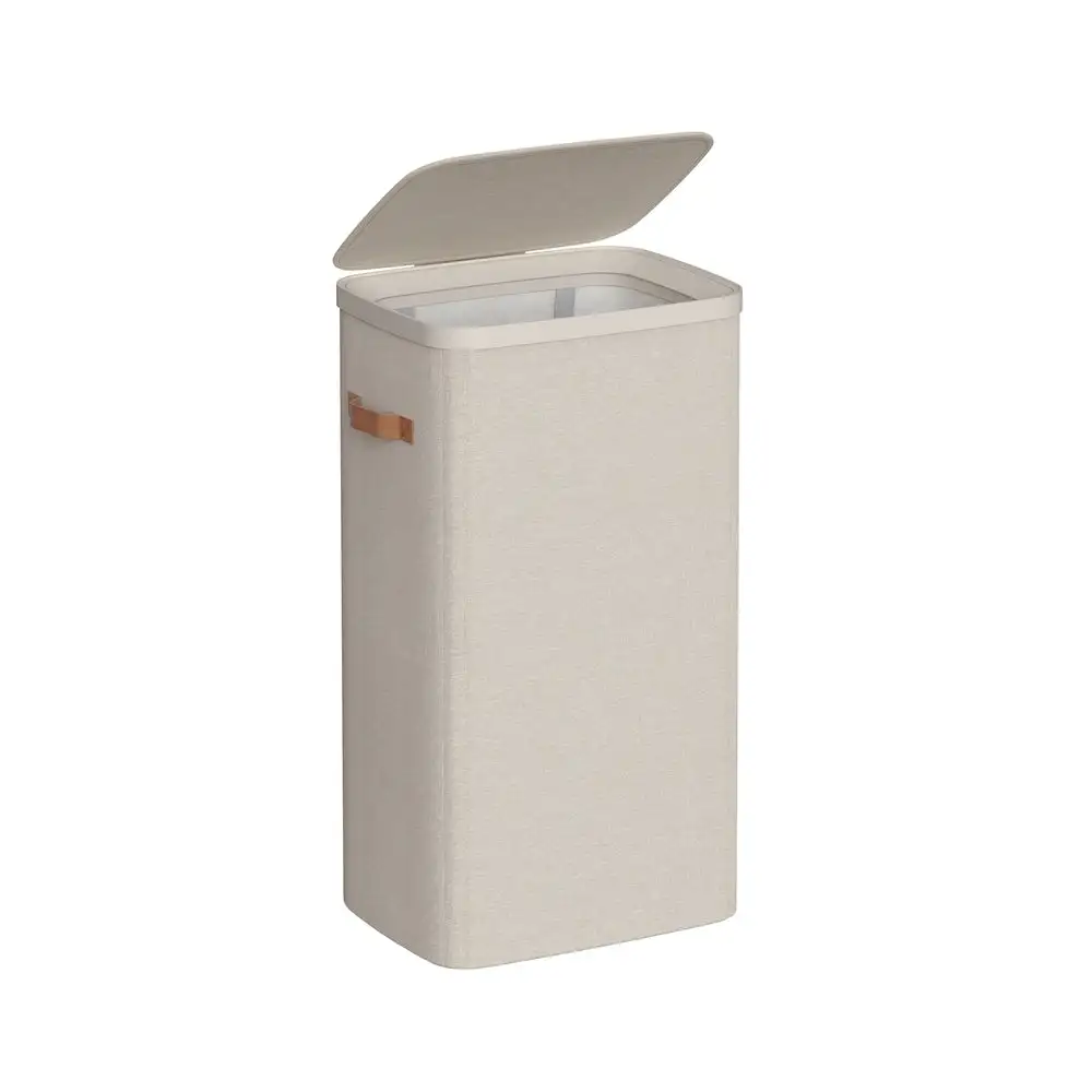 Lidded Handled Laundry Storage Basket