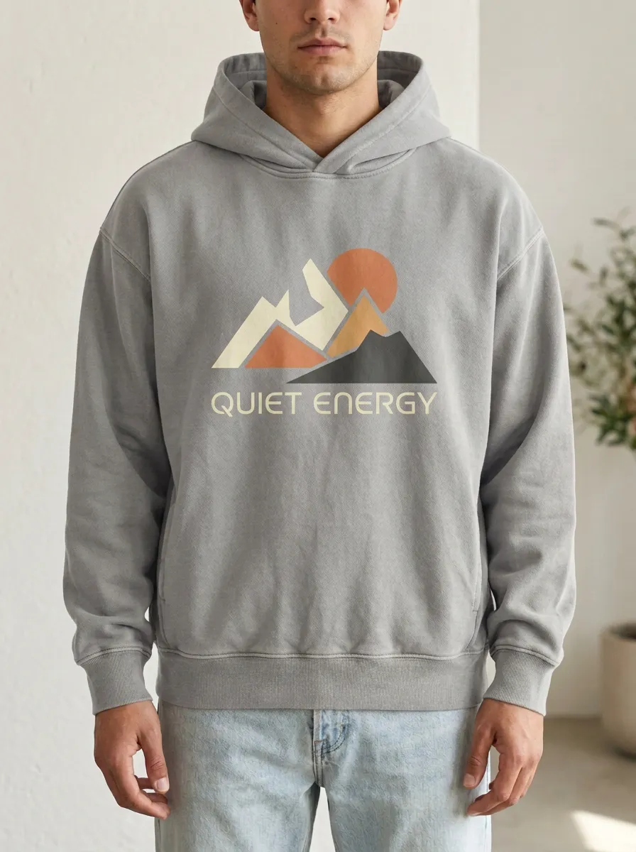 Quiet Energy Mountain Sunset Hoodie