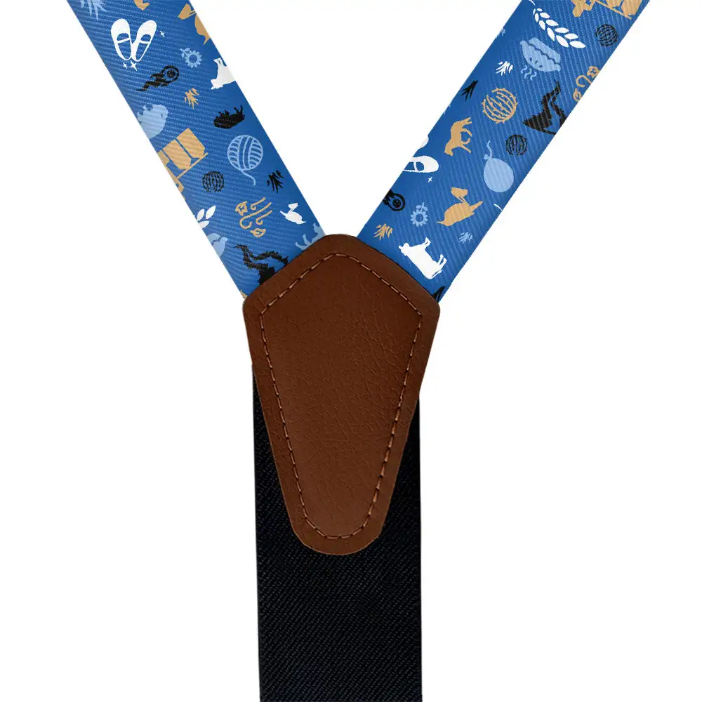 Folk Pattern Suspenders