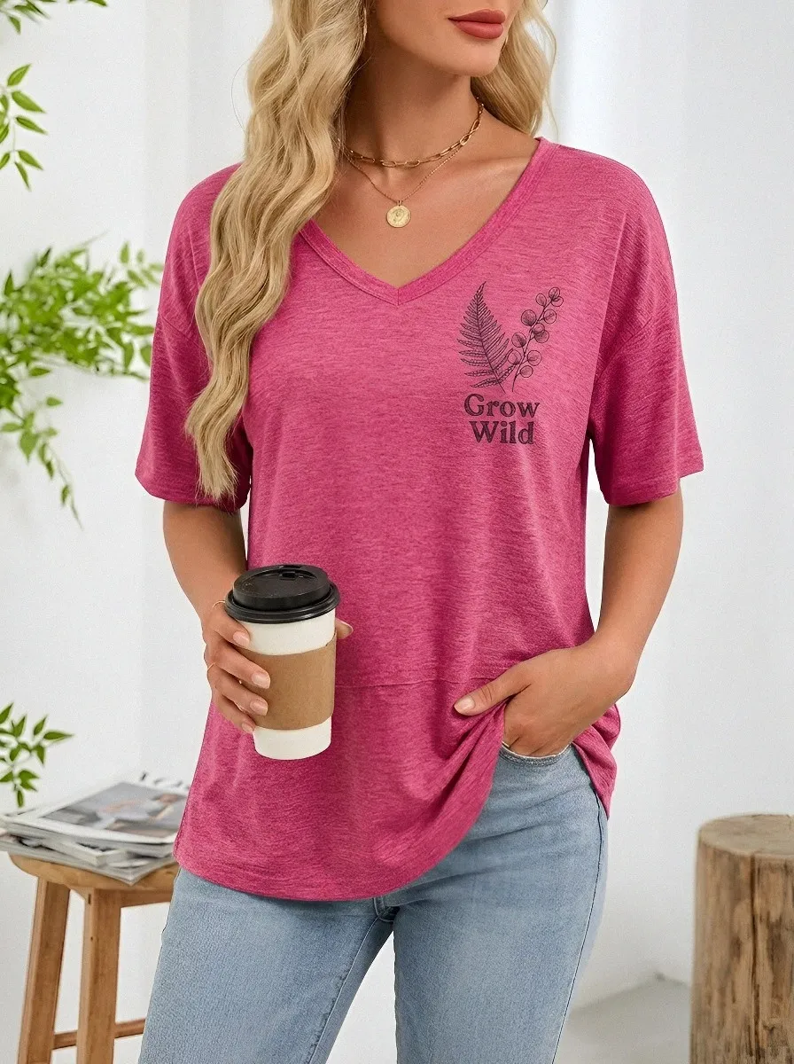 Nature Lover Grow T-Shirt Modern