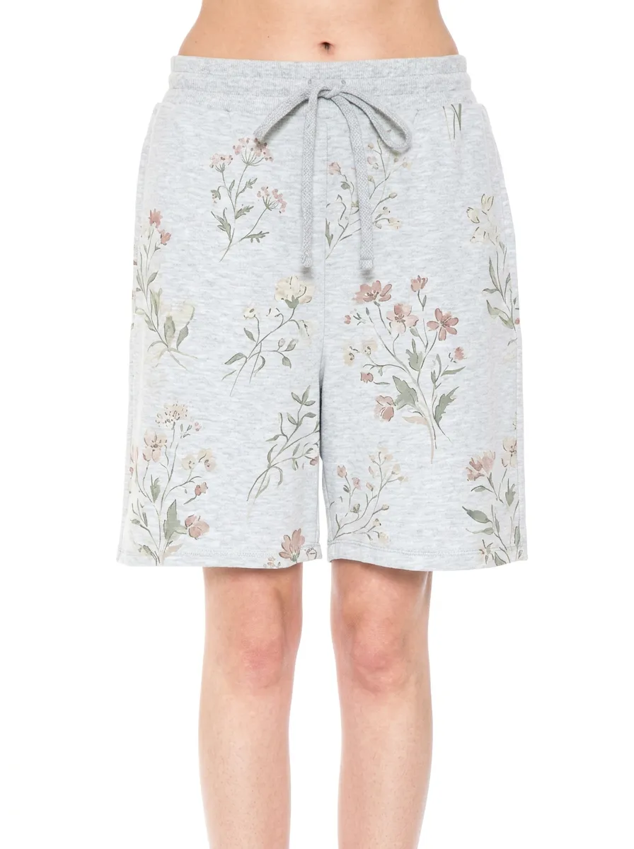 Women's Botanical Garden Floral Printed Lounge Shorts