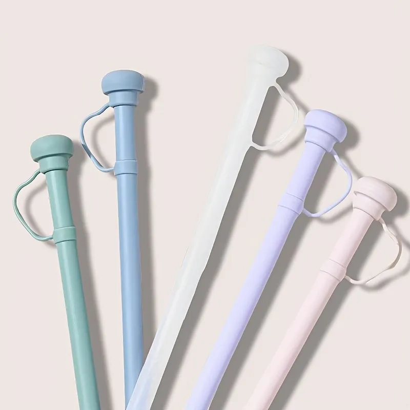 Pastel Silicone Drinking Straws