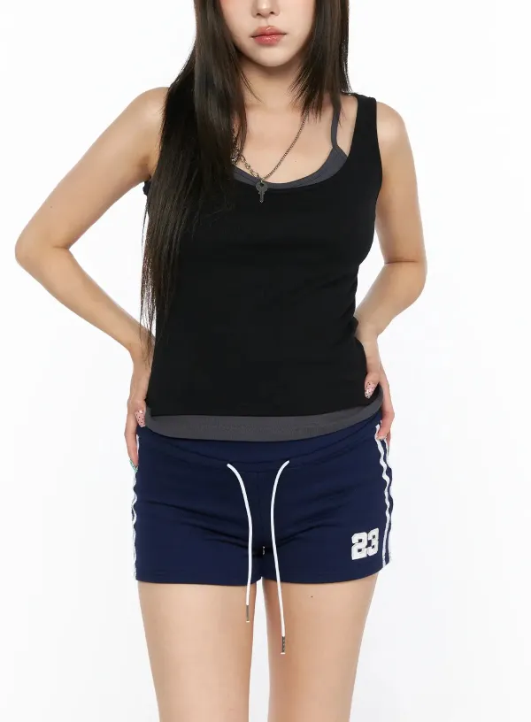 Layered Halter Tank Top
