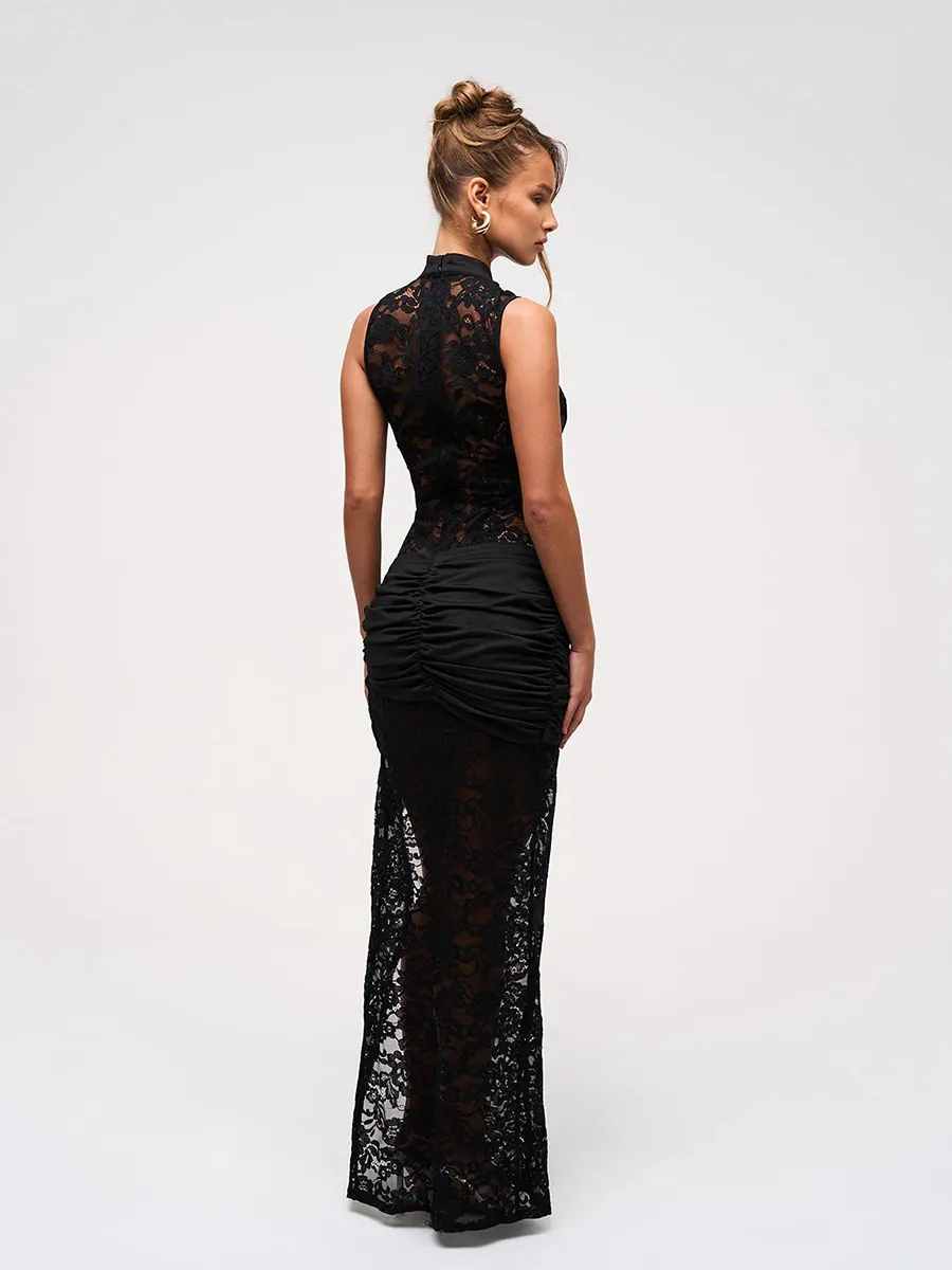 Ayla Maxi Dress In Black
