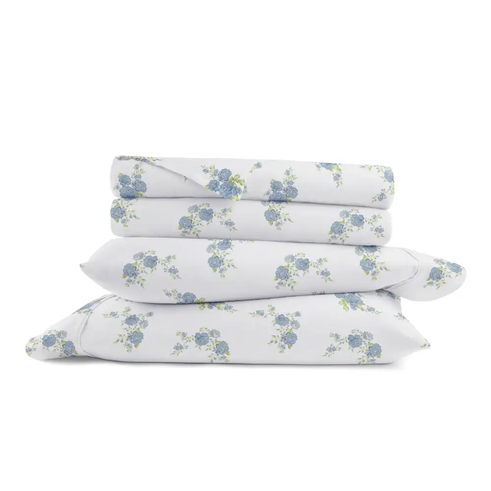Rose Bunch Flannel Sheet Set