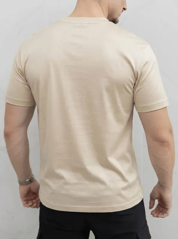 Beige Clean Fit T-Shirt