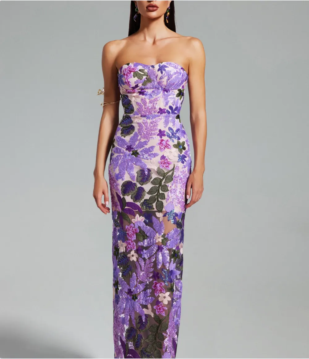 Sequin Midi Dress
